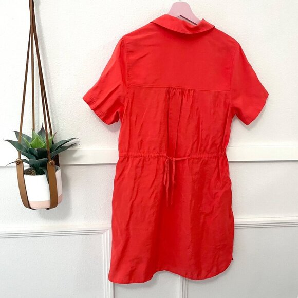 Darling Society Coffee Short Sleeve Dress Poppy Size M - Picture 6 of 6